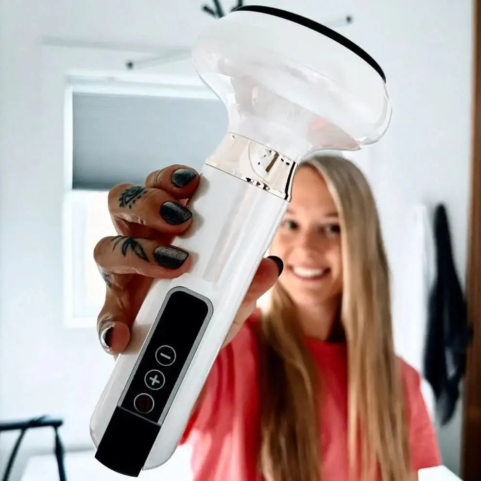 Cellulite Relief Kit ,Handheld Cellulite Massager,Body Vacuum Massager with 12 Suction Modes,