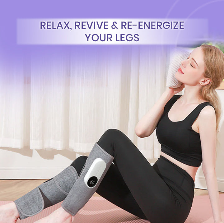 Portable & Adjustable Compression Leg Massager