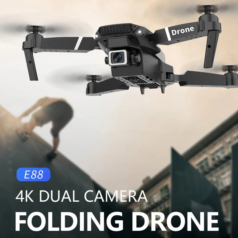 E88 Pro WIFI FPV 4k Drone
