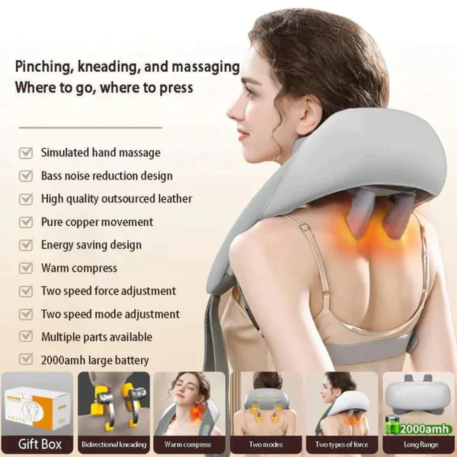 Smart Neck & Shoulder Massager 9 in 1