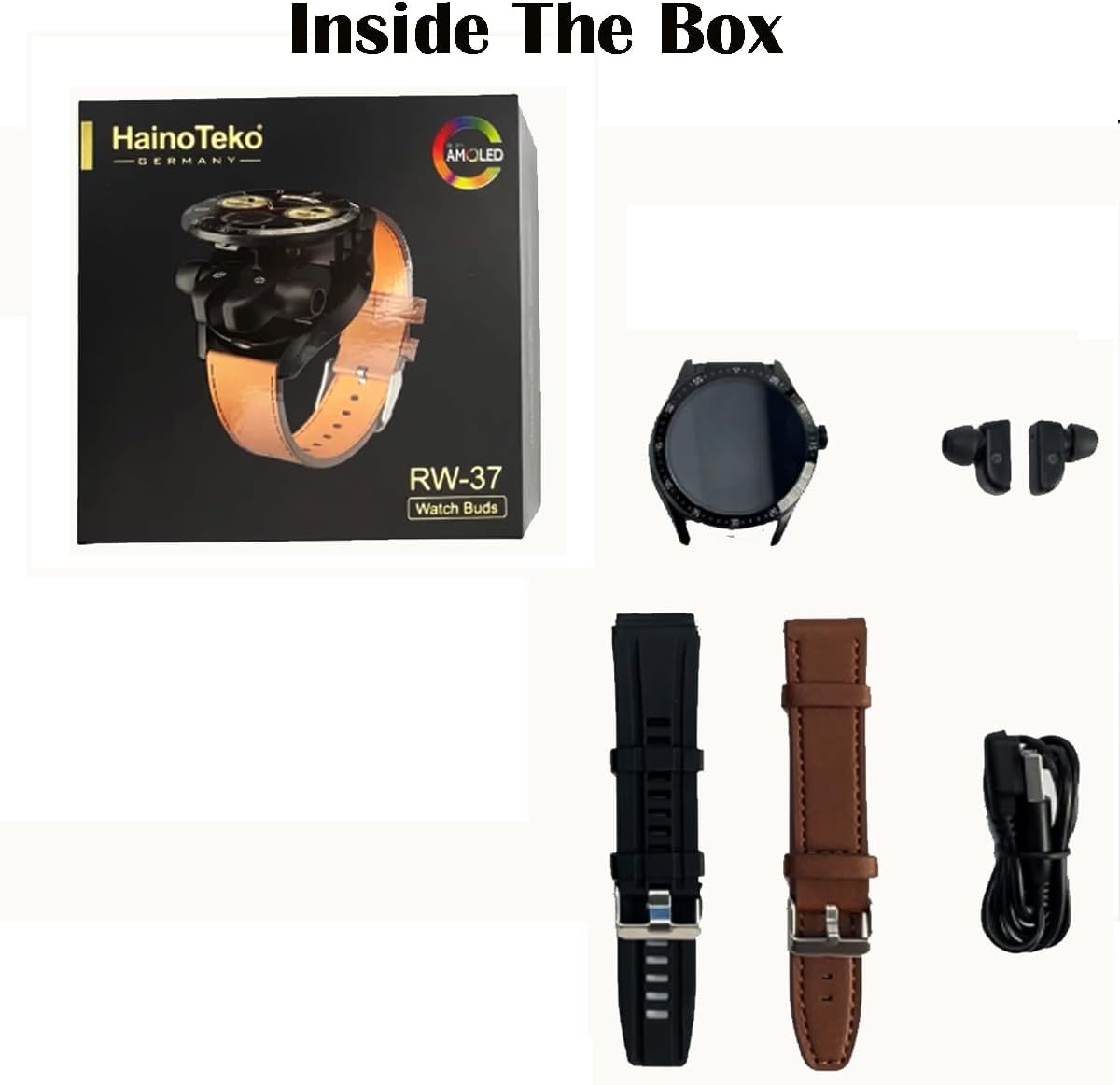 Power Band GT5 - 2 in 1 Smart watch + Earbuds