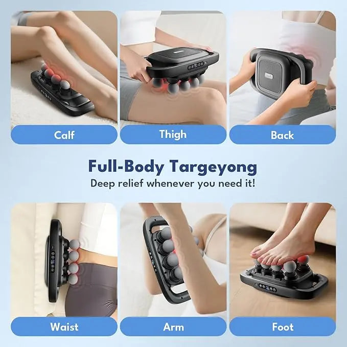 8 Heads Deep Tissue Massage Gun