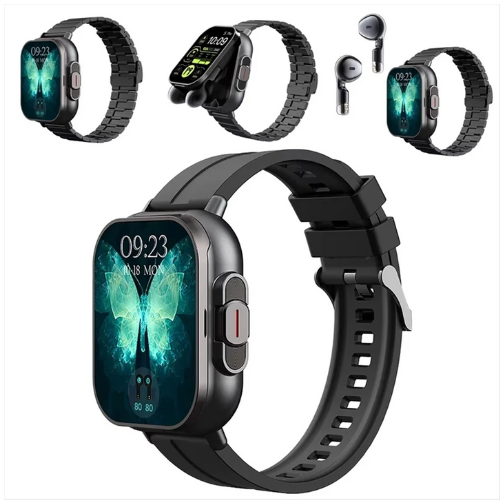 TWS Smartwatch with Wireless Earbuds