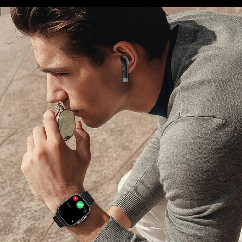 TWS Smartwatch with Wireless Earbuds