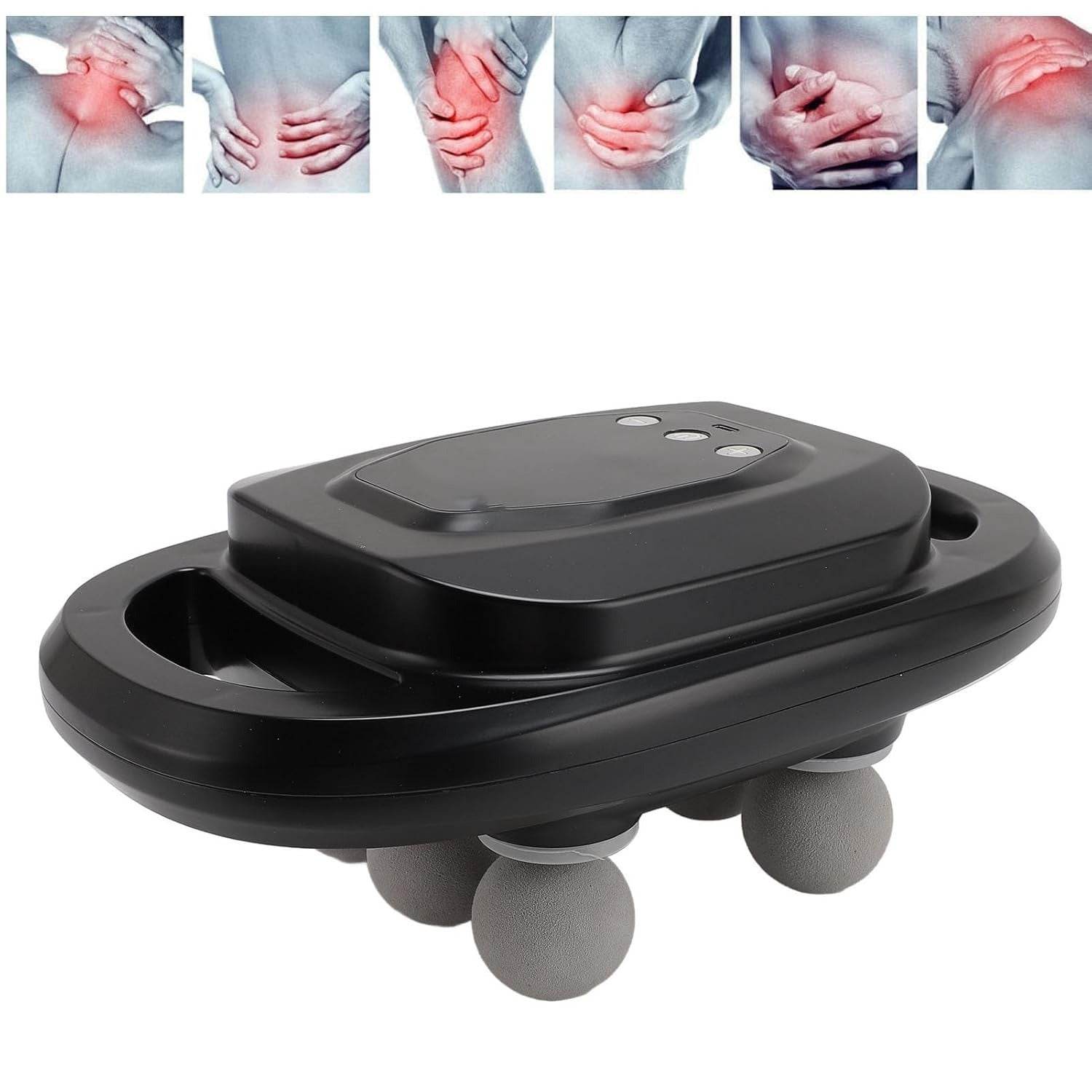 6 Heads Massager Gun for Muscle Relief Deep Tissue Percussion for Neck Cervical Spine Full Body