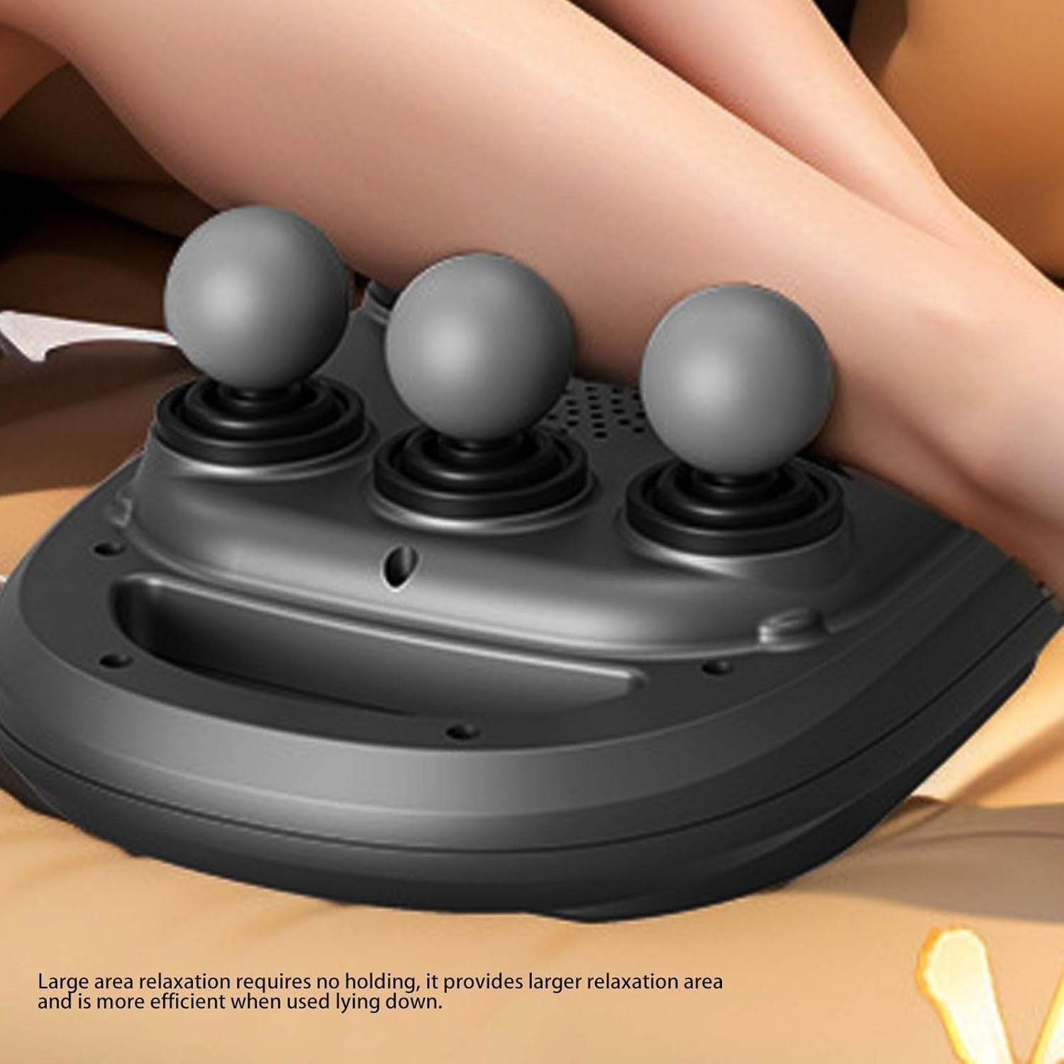 6 Heads Massager Gun for Muscle Relief Deep Tissue Percussion for Neck Cervical Spine Full Body