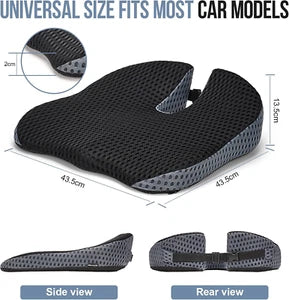 Travel Seat Cushion Memory Foam U-Shaped Pillow for Chair Cushion Pad Car Office Hip Support Massage Orthopedic Pillow