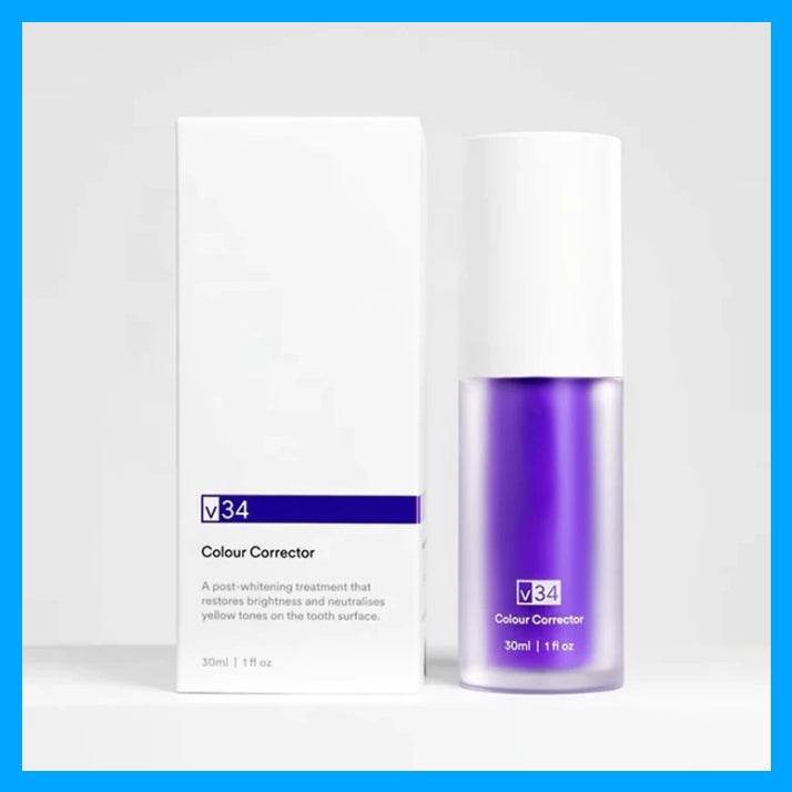 EELHOE PURPLE WHITENING TOOTHPASTE STAIN REMOVAL 🅱